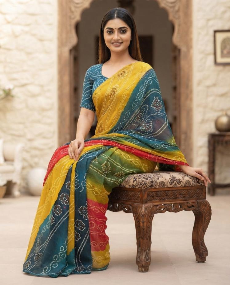 printed saree 