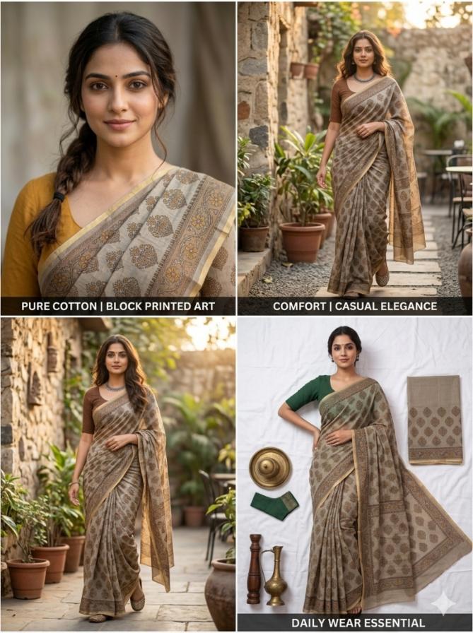 chanderi cotton saree 