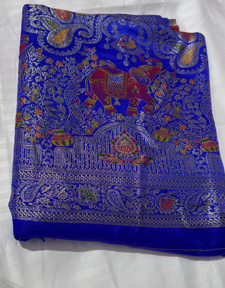 Premium Super Soft Dola Silk Saree From Banaras