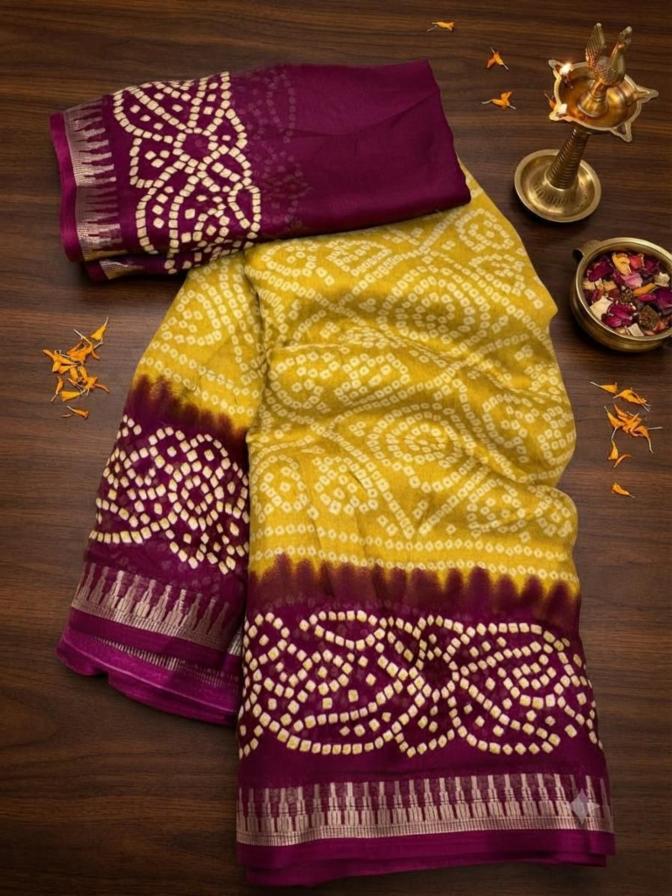 Heavy Marshmallow Blooming Colour Saree with Zari Weaving Border
