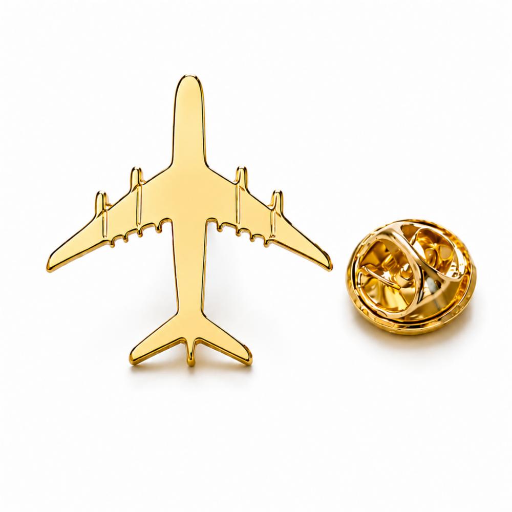 Aeroplane Lapel Pin for Blazer & Suit | Pilot & Aviation-Themed Coat Brooch | Gift for Pilots and Aviation Lovers