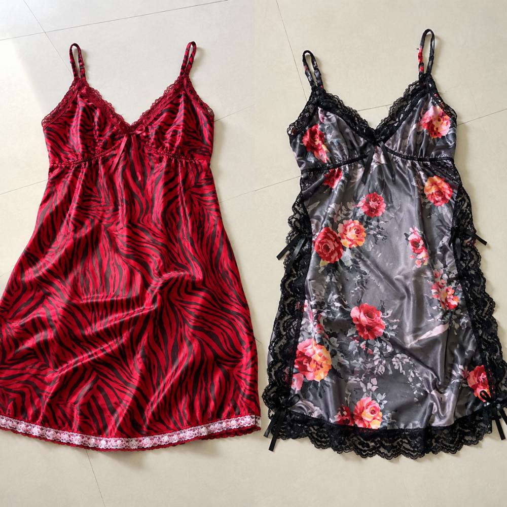 Combo of Two Nighties Nylon Silk