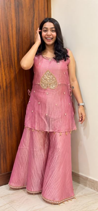 Salsa Crush Handwork 3-Piece Set with Kurti