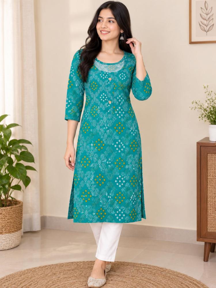 Women's Cotton Printed Kurti 