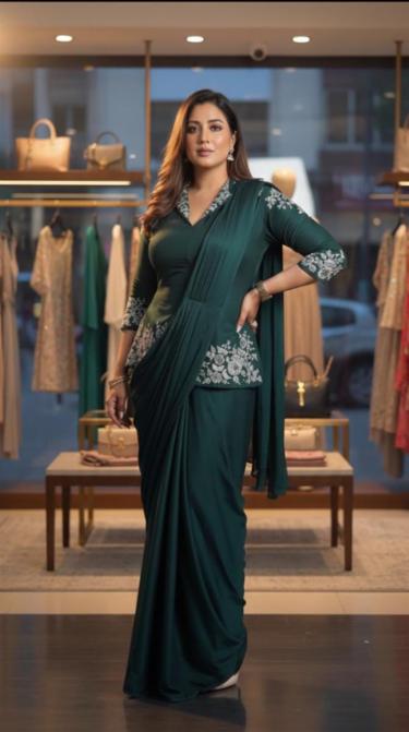 Fancy ready to wear saree\uD83E\uDD70