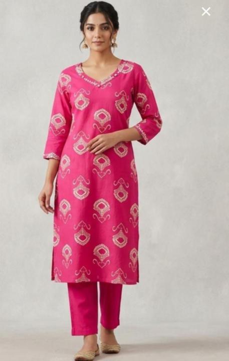 pure cotton suit